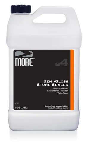 Más - Sellador de piedra semibrillante, sella y mejora la piedra natural, adoquín, azulejos y hormigón, acabado semibrillante de aspecto húmedo,