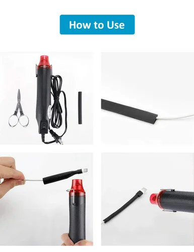 Miniatura 7 de innhom 400 tubos termorretráctiles, tubo termorretráctil, relación 3:1, forro adhesivo, juego de cables eléctricos, protección de aislamiento