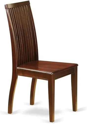 Miniatura 7 de East West Furniture DLIP3-BMK-W Juego de mesa y sillas de cocina de 3 piezas contiene una mesa de comedor redonda con gotas y 2 sillas de comedor
