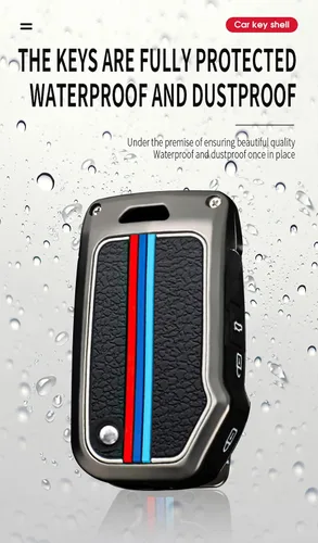 Miniatura 7 de ontto Funda de llavero de 3 botones para Kia Flip plegable con control remoto de metal para llave de coche de silicona para Seltos Forte Niro