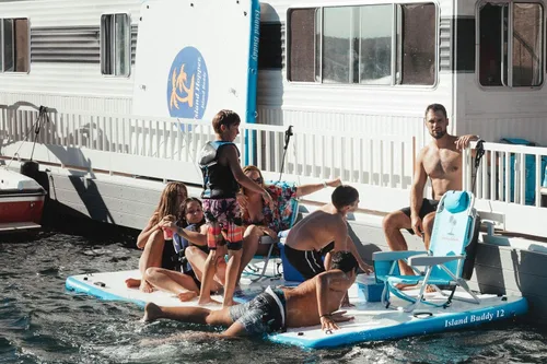 Miniatura 5 de Island Hopper Island Buddy - Muelle inflable para plataforma de agua