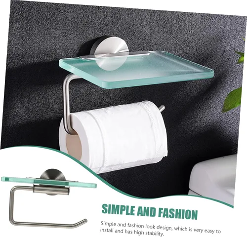 Miniatura 7 de Soporte resistente de papel higiénico de moda y práctico para el hogar Dec