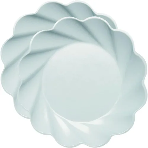 Miniatura 14 de Sophistiplate Platos de cena compostables ecológicos – Hecho de fibra de madera de bambú y caña de azúcar – Platos biodegradables y desechables