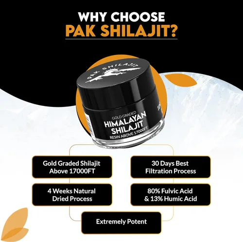 Miniatura 9 de Resina de Shilajit del Himalaya Puro 45 Días Seco al Sol y Grado Oro de Shilajit por Encima de 17000 Pies Purificado y Orgánico, Más de 85