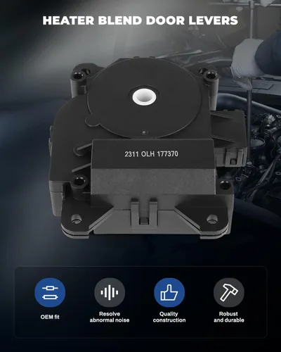 Miniatura 7 de LUJUNTEC Actuador de puerta mezcladora reemplaza 604-457 Manetas de repuesto del calentador Puerta mezcladora Compatible con Mazda para CX-9