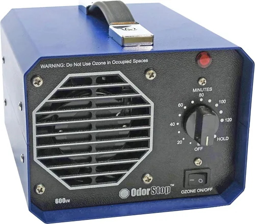 OdorStop OS600UVFBA Travel/Mini Size Ozone/UV Purificador de aire para áreas de 600 pies cuadrados y más