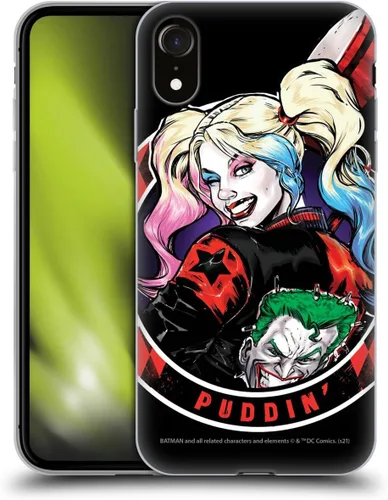 Miniatura 26 de Head Case Designs Funda de gel suave con licencia oficial de Batman DC Comics Love Hate Joker Harley Quinn Graphics [protección de grado militar]