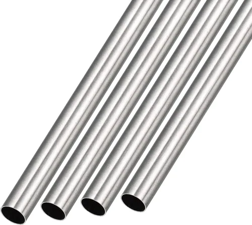 Miniatura 20 de METALLIXITY Tubo de acero inoxidable 304 (0.039 in de diámetro exterior x 0.008 in de pared T x 9.843 in de largo), 4 piezas, tubo recto
