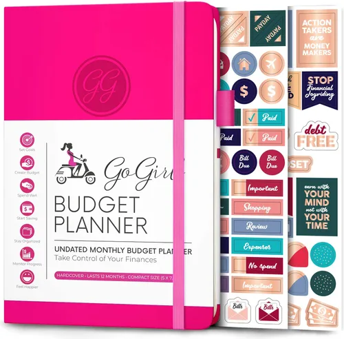 Miniatura 10 de GoGirl Planificador de Presupuesto – Organizador Mensual de Planificación Financiera, Libro de Presupuesto. Cuaderno de Seguimiento de Gastos, Negro
