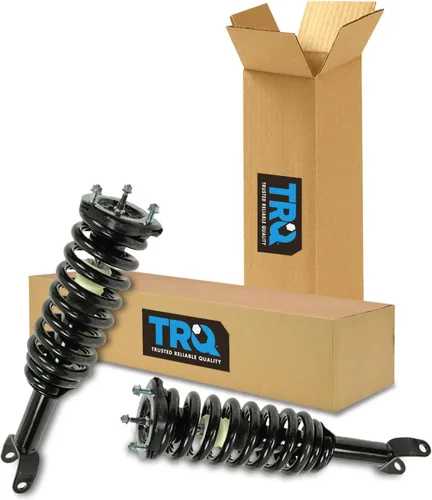 Miniatura 290 de TRQ Conjunto de Amortiguador y Resorte Delantero Cargado con Resorte Helicoidal Pre-ensamblado Compatible con Jeep Cherokee Limited AWD 14-22 Sin