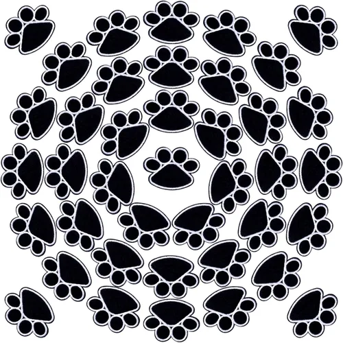Miniatura 8 de PAGOW 12 parches bordados de fase lunar – Parches punk, calcomanías para planchar para ropa, parche bordado de luna de bricolaje, decoración