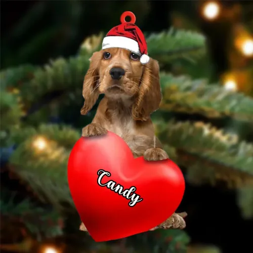Miniatura 38 de Adornos de Navidad personalizados para perros, nombre personalizado, adorno de Malamute de Alaska, adornos acrílicos, regalos de Navidad, amantes