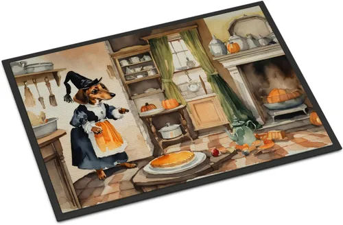 Miniatura 16 de Caroline's Treasures DAC1720MAT Affenpinscher - Tapete de otoño para cocina, con calabazas, 18 x 27 pulgadas, tapete para puerta delantera
