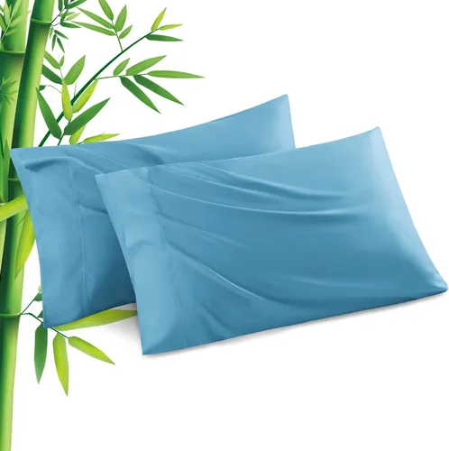 Miniatura 14 de Fundas de almohada de tamaño corporal, Fundas de almohada de viscosa refrescante con cierre de cremallera, Funda de almohada fresca y transpirable