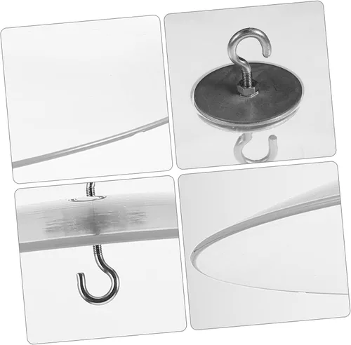 Miniatura 3 de Amosfun Alimentadores de cubierta de alimentador para exteriores, ganchos para colgar alimentador de colibríes de plástico, cubierta de cúpula