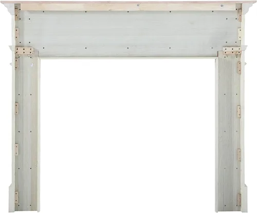 Miniatura 2 de Pearl Mantels ARYB48120 - Mantel envolvente de madera audaz pero sin pretensiones y hogareño, 48 pulgadas de ancho x 42 pulgadas de alto, sin