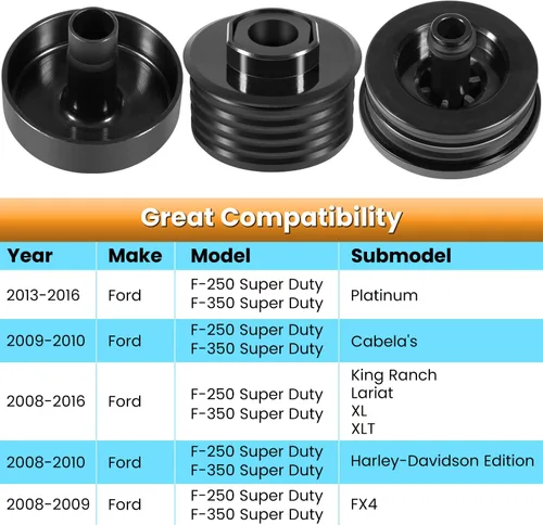 Miniatura 2 de Kit de montaje de cuerpo de silicona para 2008-2016 Ford F-250 F-350 cabina doble Monturas de cabina de silicona superiores Bujes de montaje