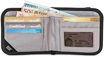 Miniatura 6 de Pacsafe Rfidsafe V100 - Cartera plegable con bloqueo RFID antirrobo, Negro -, Rfidsafe V100 - Cartera plegable con bloqueo RFID antirrobo