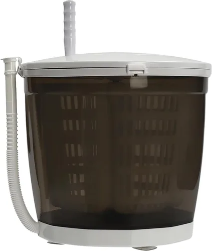 Mini lavadora manual portátil 2 en 1 y secadora combinada no eléctrica de lavandería giratoria, lavadora de ropa manual Spinner para viajes,