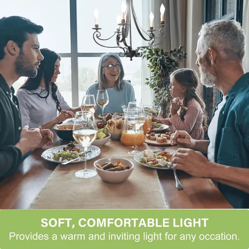 Miniatura 2 de Sigalux Bombillas LED E12 para candelabro, regulables, tipo B de candelabro, certificación UL