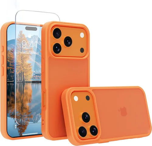 Miniatura 41 de Funda Translúcida Mate para iPhone 11, [Protección contra Caídas de Grado Militar de 10 Pies] Parachoques Protector Delgado Duradero Resistente a