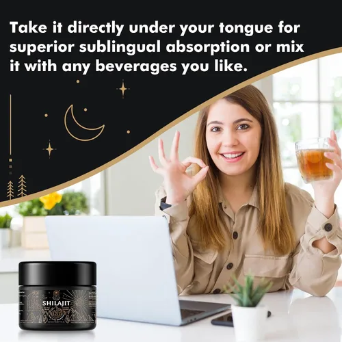 Miniatura 8 de ALTAY MUMMIYO Resina de Shilajit con Ácido Fúlvico y Minerales Traza, Shilajit Siberiano Original Puro con Suplemento de Ácido Húmico 85+