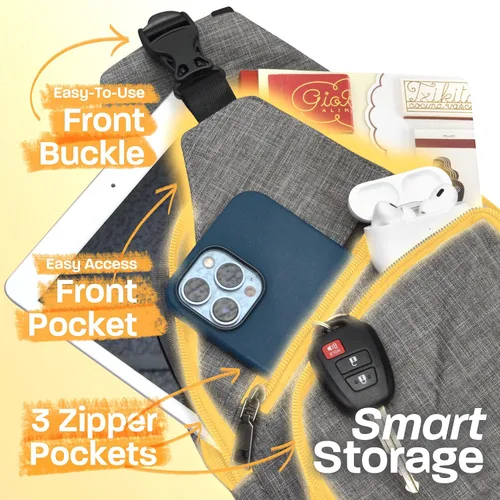 Miniatura 10 de Nupouch Mochila cruzada antirrobo, carga USB, mochila ligera para viajes, senderismo, todos los días