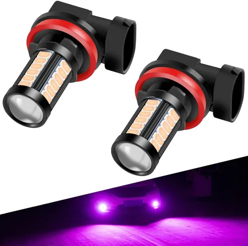 Miniatura 8 de Bombillas LED antiniebla H8 H9 H11 DRL 2800 lúmenes, Xtreme, superbrillantes, 5730, 33-SMD, 12 V, bombillas LED de repuesto para automóviles, Azul