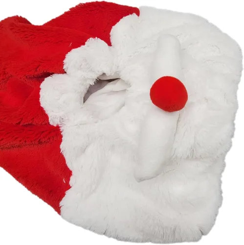 Miniatura 8 de Cubierta de casco de motocicleta de Papá Noel de Navidad, accesorios de decoración para montar en Navidad, Santa motocicleta, cubierta de casco