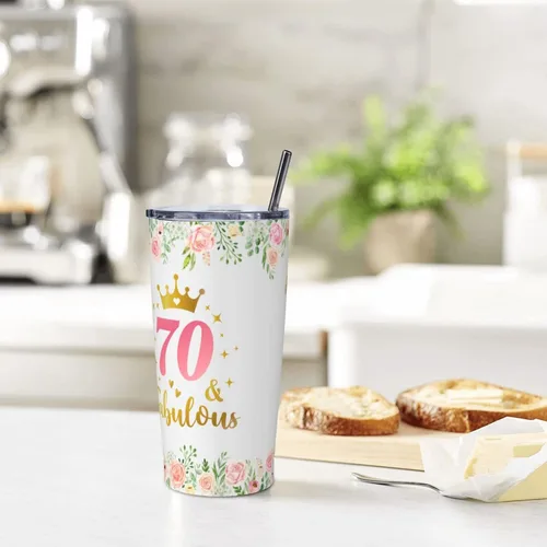 Miniatura 3 de Regalos de cumpleaños número 70 para mujeres, regalos para mujeres de 70 años, regalo de cumpleaños de 1956, regalos de decoración de 70 cumpleaños