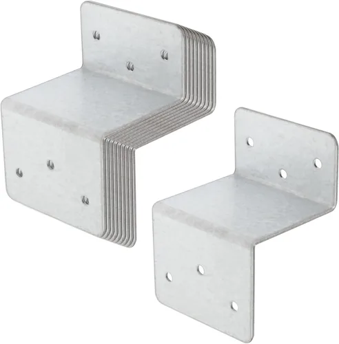 Miniatura 3 de GBGS - 10 soportes en Z, 2 pulgadas de alto, para fijación de estantes de madera