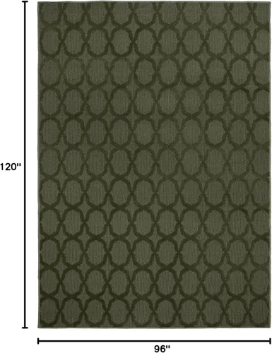 Miniatura 133 de Garland Rug Sparta - Alfombra antideslizante de polipropileno de 2 pies x 12 pies, color negro, ideal para salas de estar y pasillos, elegante