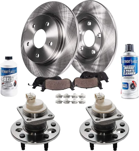 Miniatura 22 de Detroit Axle - Rotores de freno para Nissan NV2500 NV3500 NV1500 NV1500 2012-2021, repuesto de rotores de freno de disco: rotor delantero de 14.17