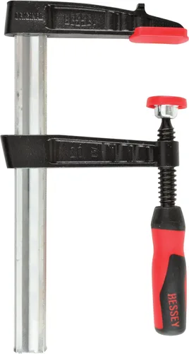 Miniatura 6 de BESSEY Abrazadera TG5.512+2K, carpintería, estilo F, mango 2K, almohadillas reemplazables, 5.5 In. x 12 In., 1320 lb