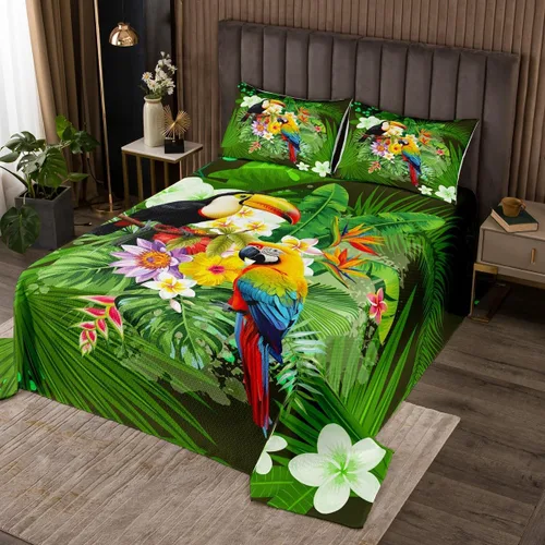 Miniatura 6 de Erosebridal Juego de edredón étnico bohemio, tamaño individual, estilo occidental, bohemio, azteca, del suroeste, juego de ropa de cama exótica