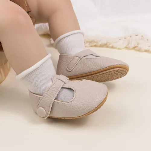 Miniatura 3 de Miamooi Zapatos de vestir de boda para bebés y niñas, zapatos de ballet con lazo de princesa Mary Jane, zapatos planos para primeros pasos, zapatos