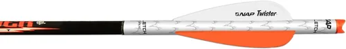 New Archery Products Quikfletch Twister 3 pulgadas 3 paletas estabilizador fácil de usar Fletching para una mayor precisión de pernos de ballesta –