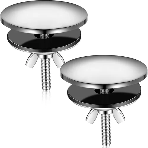 Miniatura 10 de LEIFIDE 2 Piezas 2 Pulgadas de Cubierta para Agujero de Fregadero de Cocina, Cubierta para Agujero de Llave de Cocina de Acero Inoxidable, Tapa