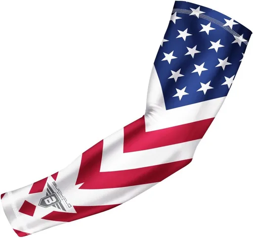 Miniatura 8 de Bucwild Sports Flag Compression Arm Sleeve - Perfect for Baseball Basketball Football - Youth & Adult Sizes