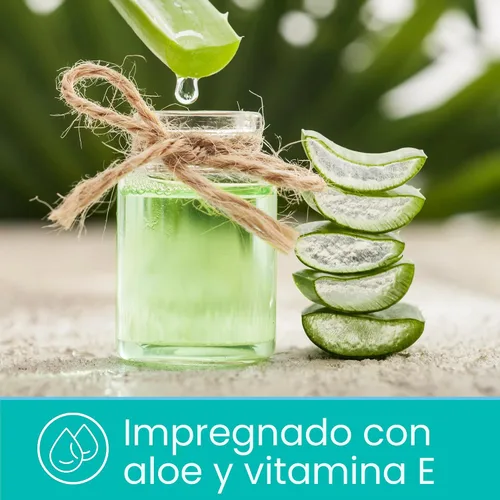 Miniatura 3 de Nice 'N Clean Toallitas desechables para adultos (12 x 42 unidades) Toallitas de limpieza personal hechas de fibras a base de plantas Infundidas