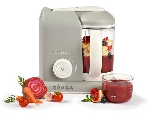 Miniatura 7 de BEABA Babycook Solo - Máquina de alimentos para bebés 4 en 1, procesador de alimentos para bebés, vaporera de alimentos para bebés, capacidad grande