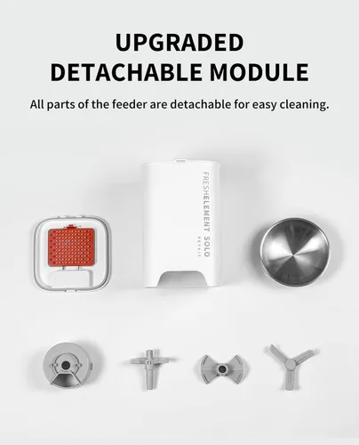 Miniatura 8 de PETKIT Comedero Automático para Gatos, Comedero Automático para Perros WiFi 2.4G, Dispensador de Comida para Mascotas con Control de Aplicación