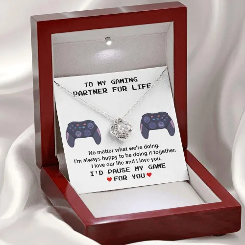 Miniatura 3 de To My Gaming Partner For Life, I'd Pause My Game For You Regalo para esposa, regalo para novia, regalo para ella, regalos de Navidad para ella