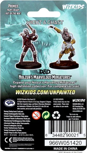 Miniatura 2 de Miniaturas maravillosas de D&D Nolzur - Wight & Ghast