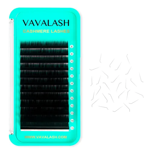 Miniatura 16 de Extensiones de pestañas VAVALASH 0.03/0.05/0.07, pestañas premium de seda en volumen, extensiones de pestañas individuales de 8-20 mm, pestañas