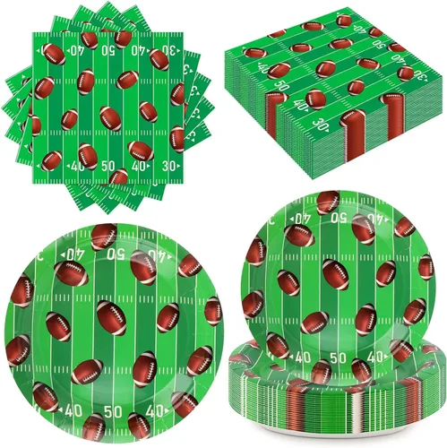 Miniatura 20 de 50 Pcs Back To School Plates and Napkins First Day of School Dinnerware Disposable Paper Tableware Party Decorations for Welcome Back to School
