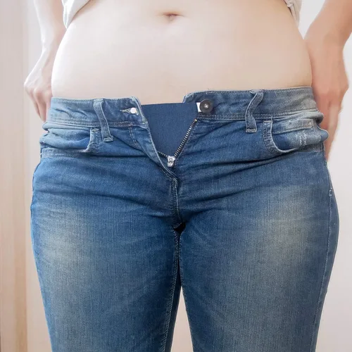 Miniatura 4 de WILLBOND 8 piezas pantalones elásticos de maternidad con botón ajustable en la cintura