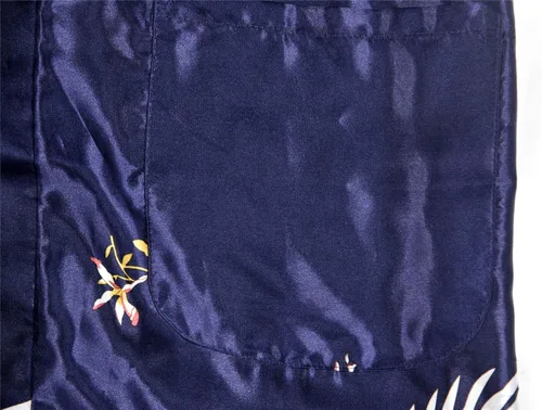 Miniatura 3 de Valennia kimono largo con estampado floral para mujer, bata, bata de baño