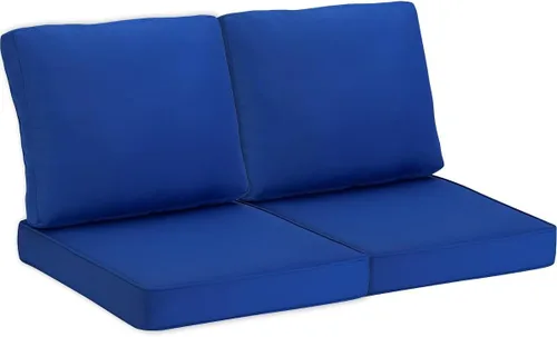 Miniatura 12 de JMGBird Cojín de Almohada Copetudo para Exterior, Juego de Cojín Profundo para Silla de Asiento al Aire Libre de 22"x22" Cojines de Patio