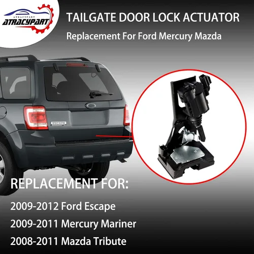 Miniatura 3 de Actuador de cerradura de puerta trasera ATRACYPART Soporte de pestillo de portón trasero Reemplazo para Ford Escape 2009-2012, Mazda Tribute